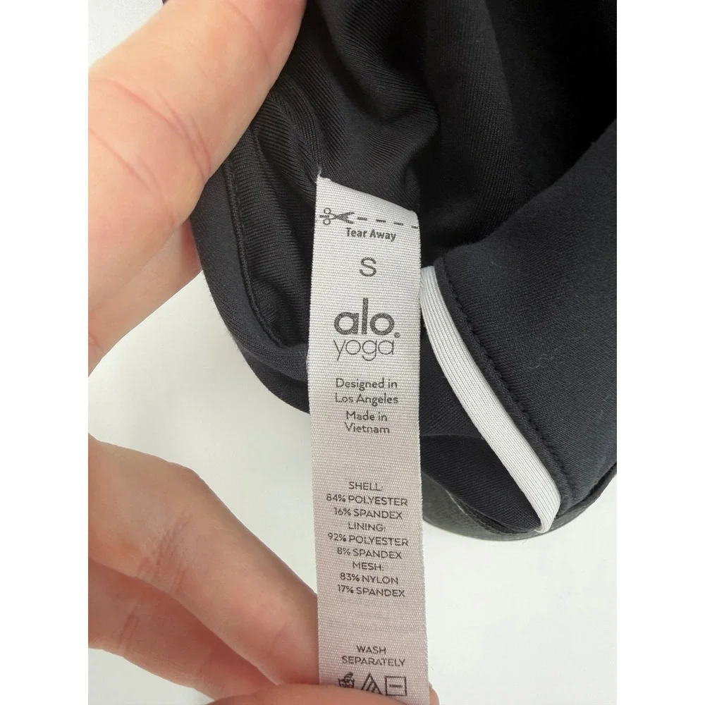 Alo Yoga Airlift Suit Up Bra Small Racerback Sports Bra Activewear Workout